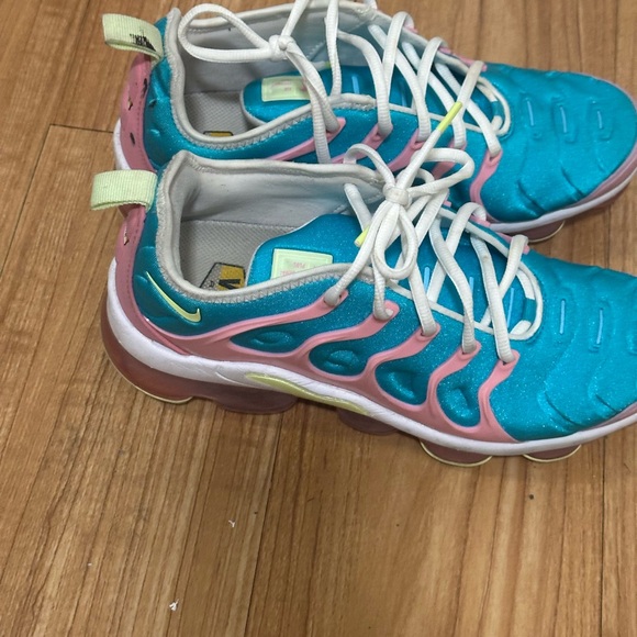 Vibrant Pink and Blue Sneakers - Picture 2 of 5